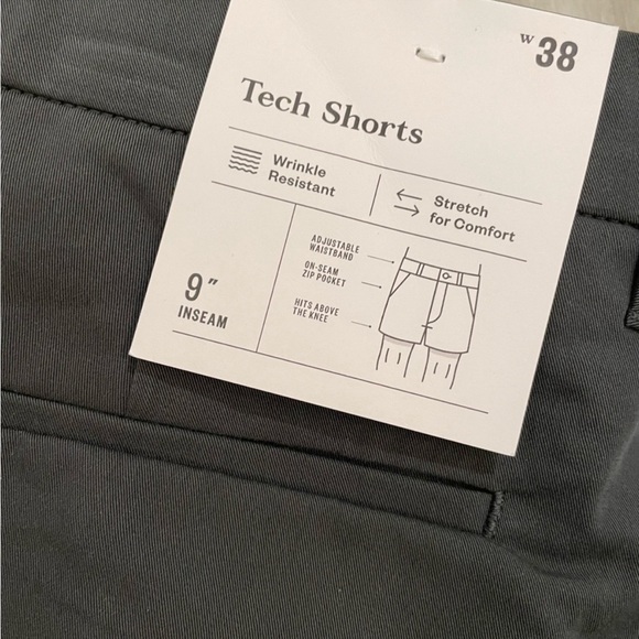 NWT Men’s Goodfellow & Co. Tech Shorts - Picture 3 of 5